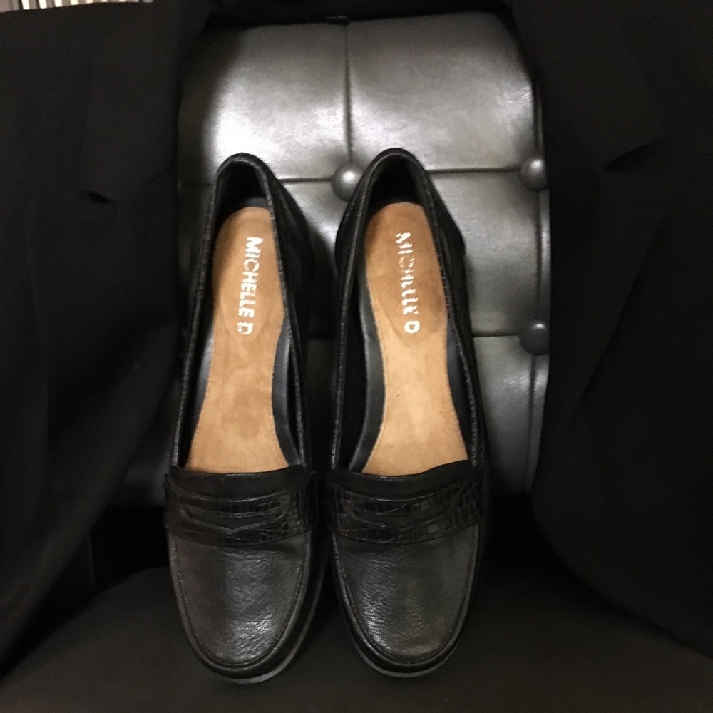 Michelle D heeled loafers